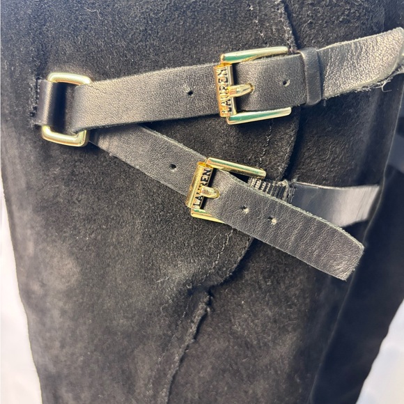 Ralph Lauren Black Over the Knee Boots - Picture 6 of 7